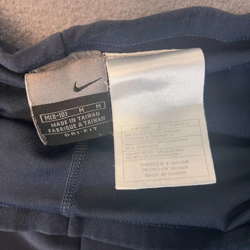Nike Drifit Womens Running Athletic Shorts SZ M 8-10 Black 2